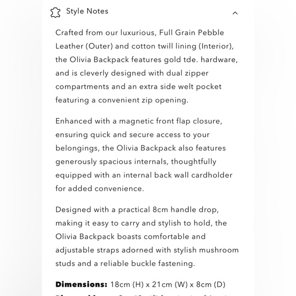 The Daily Edited Leather Mini Backpack - Picture 4 of 4